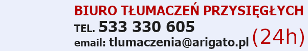 Tumacz fiski - Telefon: 533 330 605